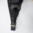 Патронташ кожаный двухрядный с тиснением 12 к на 36 патронов - изображение 3