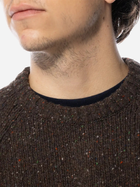 Sweter męski wełniany Edmmond Studios Paris Sweater Plain "Brown" 323-60-02750 S Brązowy (8435629079571) - obraz 3