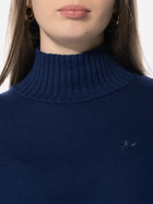 Sweter z golfem damski bawełniany luźny Adidas Premium Essentials Knit Jumper W "Dark Blue" IM3825 L Granatowy (4066763107802) - obraz 3