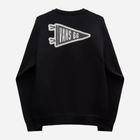 Bluza bez kaptura męska oversize Vans Camp Flag Crew VN000G0CBLK L Czarna (196574969109) - obraz 2