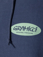 Худі оверсайз чоловіче Gramicci Original Freedom Oval Hooded Sweatshirt "Синє Pigment" G3FU-J079-Синє-PIGME XL Темно-синє (195612542236) - зображення 4