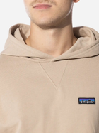 Bluza męska z kapturem Patagonia Regenerative Organic Certified™ Cotton Hoody Sweatshirt "Oar Tan" 26330-ORTN L Beżowa (195699302105) - obraz 3