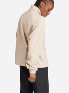 Bluza damska nierozpinana streetwear z kołnierzykiem Adidas Neutral Court 1/4 Zip Track Top "Wonder Beige" IS5241 XS Beżowa (4066765090959) - obraz 2