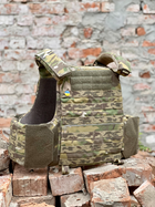 Плитоноска ISARM военный разгрузочный жилет с системой Molle Multicam (PLT-032) - изображение 1