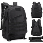Рюкзак тактический 40L black / MOLLE / водонепроницаемый - изображение 4
