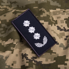 Шеврон нашивка на липучці IDEIA погон звання ДСНС Полковник, вишитий патч 5х10 см (2200004303772) - зображення 2