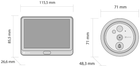 Wizjer drzwiowy EZVIZ HP4 ze stacją odbiorczą WiFi (6941545620954) - obraz 9