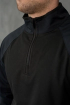 Мужской костюм 3в1 "Black" Rip-Stop / Форма убакс + штаны Kayman + бейсболка черный цвет с липучками под шевроны 48 - изображение 5