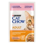 Влажный корм Purina Cat Chow Adult с лососем и зеленой фасолью 85 г