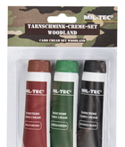 Грим для обличчя Mil-Tec Кремові фарби 3 кольори TARNSCHMINKCREME SET W/L (16332000) - изображение 4