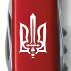 Складаний ніж Victorinox SPARTAN UKRAINE Тризуб ОУН біл. 1.3603_T0300u - зображення 4
