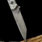 Нож БУШКРАФТ Танто Gorillas BBQ туристический (рептилия) - изображение 5