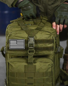 Тактичний штурмовий рюкзак U.S.A 45л олива (52121) - зображення 4