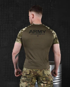 Тактическая потоотводящая мужская футболка Army M олива+пиксель (85606) - изображение 2