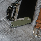 Складной нож SOG Stout SJ, OD Green, Cleaver, Stonewash (SOG 16-03-06-57) - изображение 11