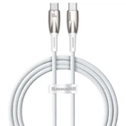 Кабель Baseus Glimmer Series 1 m Type-C- Type-C CADH000702 белый