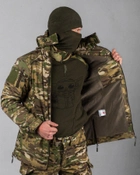 Зимовий тактичний костюм софтшел explorer мультикам (подвійний фліс) Вт6607 XL - зображення 14
