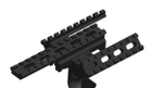 Потрійна планка АК47,74 Пікатінні кріплення оптики Скорпіон на АК. Triple-position Picatinny rail Scorpion - зображення 3
