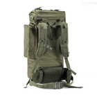 Тактический рюкзак рейдовый олива л 80 - изображение 3