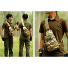 Рюкзак на одне плече AOKALI Outdoor A14 20L Camouflage CP - зображення 4