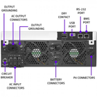 Гібридний інвертор Qoltec 6 кВА (6 кВт) 1-фазний - зображення 6