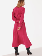 Sukienka koszulowa midi jesienna damska Tatuum Matylda T2118.411 36 Fuksja (5900380934993) - obraz 2