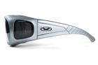 Очки защитные с уплотнителем Global Vision Outfitter Metallic Anti-Fog Серые - изображение 2