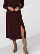 Sukienka midi jesienna damska Tatuum Miksa T2121.420 S Bordowa (5900380951945) - obraz 4