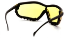 Очки защитные с уплотнителем Pyramex V2G (amber) Anti-Fog, желтые - изображение 4