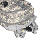 Рюкзак тактичний AOKALI Outdoor A57 36-55L (Camouflage ACU) камуфляжний військовий із сіткою для води - зображення 4