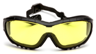 Захисні окуляри Pyramex V3G (amber) Anti-Fog, жовті - зображення 2