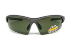 Очки защитные открытые Venture Gear MontEagle GunMetal (forest gray) Anti-Fog, серо-зеленые - изображение 3