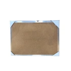 Офисная доска H-Tone пробковая 60х90 см, алюминиевая рамка (BOARD-HT-JJ41122-3)
