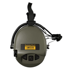 Активные наушники для стрельбы Supreme Pro-X Neckband Multicam с задним держателем под шлем. - изображение 3