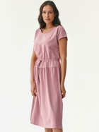 Плаття-футболка міді літнє жіноче Tatuum Natula T2215.197 S Рожеве (5900142153143) - зображення 7