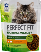 Sucha karma dla kota Perfect Fit Natural Vitality 1+ z kurczakiem i indykiem 650 g (4008429136160) - obraz 1
