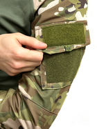 Рубашка мужская тактическая с длинным рукавом для военных и армии ВСУ, Хаки XXL - изображение 3