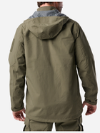 Куртка штормова чоловіча 5.11 Tactical Force Rain Shell Jacket 48362-186 3XL Зелена (888579491364) - зображення 6
