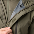 Куртка штормовая мужская 5.11 Tactical Force Rain Shell Jacket 48362-186 3XL Зеленая (888579491364) - изображение 10