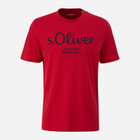 Koszulka męska bawełniana s.Oliver 10.3.11.12.130.2139909-31D1 L Czerwona (4099974203810) - obraz 4