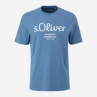 Koszulka męska bawełniana s.Oliver 10.3.11.12.130.2139909-54D1 L Niebieska (4099974203971) - obraz 4