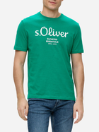 Koszulka męska bawełniana s.Oliver 10.3.11.12.130.2139909-76D1 S Zielona (4099974204190) - obraz 1