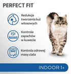 Sucha karma dla kota Perfect Fit Indoor 1+ z kurczakiem 750 g (4008429088384) - obraz 3