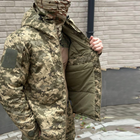 Костюм мужской на Синтепоне Куртка + Брюки / Утепленная форма с плащевой подкладкой размер XL - изображение 4