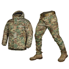 Чоловічий зимовий Костюм CamoTec Куртка + Штани / Польова форма на флісі до -25°C мультикам розмір 3XL - зображення 1