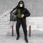 Чоловічий зимовий Костюм Omni-Heat із силіконовим утеплювачем / Тепла Куртка + Штани чорні розмір S - зображення 1