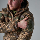 Зимовий Костюм Soft Shell на Omni-Heat з капюшоном / Чоловіча Форма Куртка + Штани піксель розмір XL - зображення 5