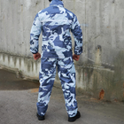 Мужской зимний маскировачный костюм / Влагозащищеная куртка + брюки светлый мультикам размер 3XL 195 - изображение 3