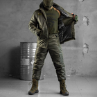 Зимний костюм "Leader" OMNI-HEAT на синтепоне / Комплект куртка + брюки олива размер M - изображение 1