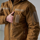 Зимовий Костюм Soft Shell на Omni-Heat з капюшоном / Чоловіча Форма Куртка + Штани койот розмір M - зображення 3